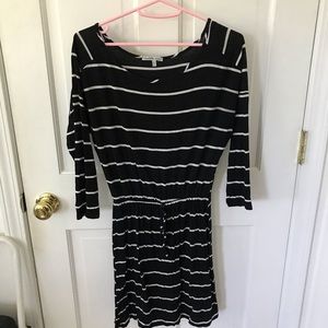 Striped mini dress